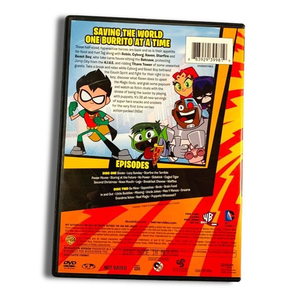 Teen Titans Go! 2 Disc Set, Sponge Bob Sponge For Hire & Nick Picks 2 DVD loose. - Picture 3 of 7